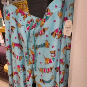 Dachshund 2X (18w-20w) Superminky Sleep Pant Pajamas NWT